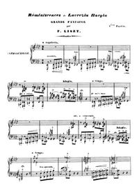 Réminiscences de Lucrezia Borgia Grande Fantaisie - Franz Liszt
